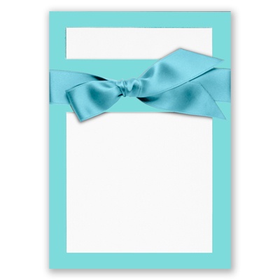 Treasured Gems - Blue Topaz & Bright White - DIY Invitation Kit