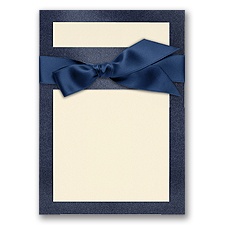 Treasured Gems - Sapphire & Ecru - DIY Invitation Kit