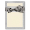 Treasured Gems - Silver Quartz & Antique White - DIY Invitation Kit