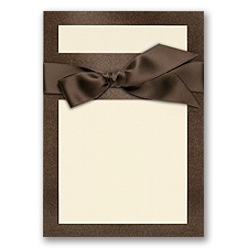 Treasured Gems - Tiger's Eye & Bright White - DIY Invitation Kit