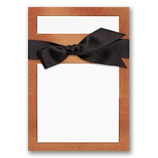 Treasured Gems - Copper & Bright White - DIY Invitation Kit