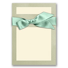 Treasured Gems - Sage & Ecru - DIY Invitation Kit