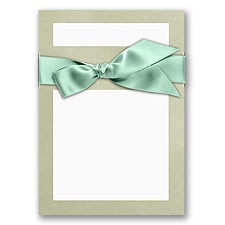 Treasured Gems - Sage & Bright White - DIY Invitation Kit