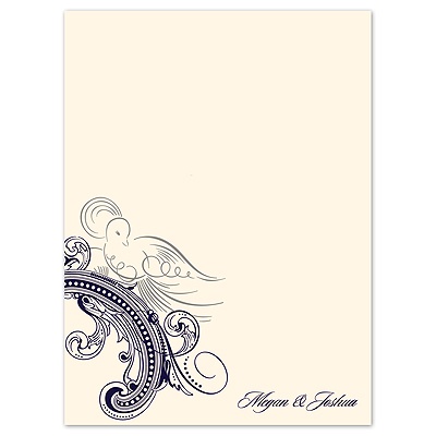 Savvy Style - Lapis - Thank You Card and Envelope