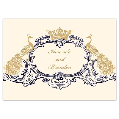 Magnificent - Lapis - Thank You Card and Envelope