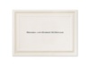 Flawless Border Ecru - Thank You Card and Envelope