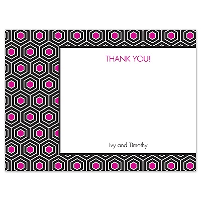 Mod Gallery - Begonia - Thank You  Card and Envelope