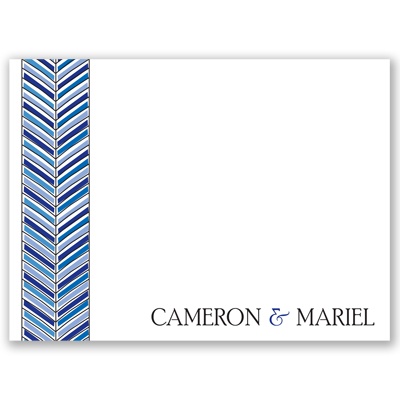 Wonderful Weave - Horizon - Thank You Card and Envelope