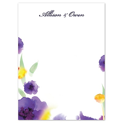 Bright Beauty - Regency - Thank You Card and Envelope