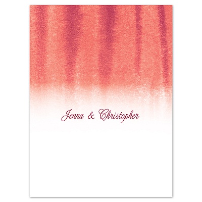 Splash - Apple - Thank You Card and Envelope