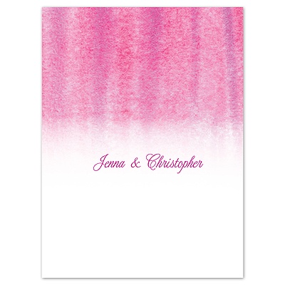 Splash - Begonia - Thank You Card and Envelope