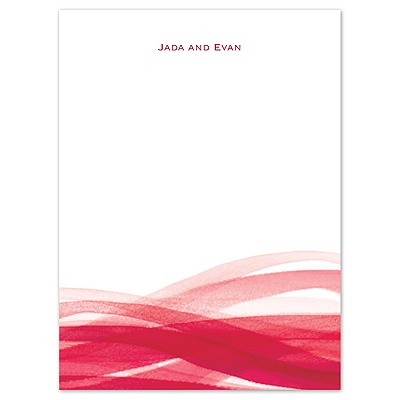 Entwined - Apple - Thank You Card and Envelope