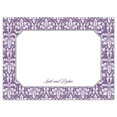 Vintage Frame - Thank You Card and Envelope