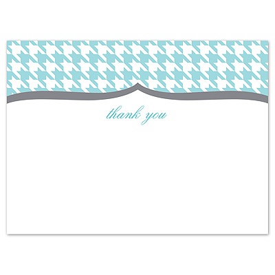 Happily Houndstooth - Thank You Card and Envelope