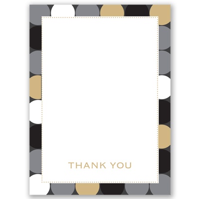 City Lights - Thank You Card and Envelope