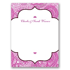 Happily Henna - Thank You Card and Envelope