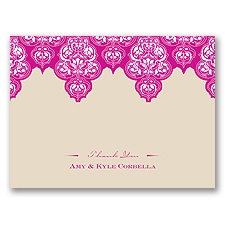 Mehndi Magic - Thank You Card and Envelope