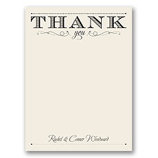 Dapper Day - Thank You Card and Envelope