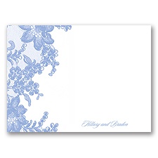 Lace Fantasy - Thank You Card and Envelope