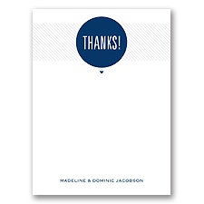 Our Love Story - Thank You Card and Envelope
