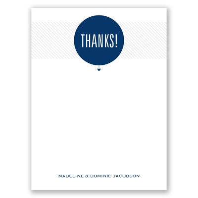 Our Love Story - Thank You Card and Envelope