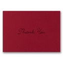 Twilight Black and Red Rose - Thank You Card and Envelope