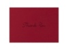 Twilight Black and Red Rose - Thank You Card and Envelope