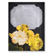 Ravishing Roses - Canary - Thank You Card and Envelope