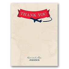 Passport to Love - Thank You Card and Envelope