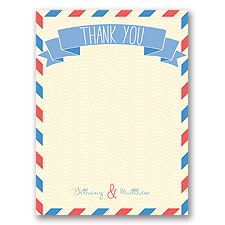 Flights of Fancy - Thank You Card and Envelope