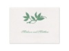 Romantic Foliage - Thank You Card and Envelope