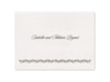 Leafy Border - Thank You Card and Envelope