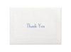 Ornate - White - Thank You Card and Envelope