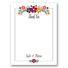 Splendid Season - Thank You Card and Envelope