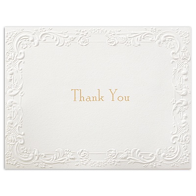 With a Flourish - Thank You Card and Envelope