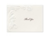 Embossed Flourish - Thank You Card and Envelope