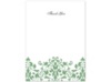 Romance - Clover Thank You Card and Envelope