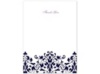 Romance - Lapis Thank You Card and Envelope