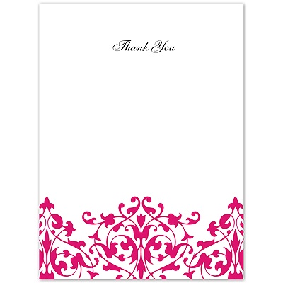 Romance - Watermelon Thank You Card and Envelope
