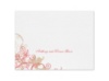 Flourish with Golden Shadow - Guava - Thank You Card and Envelope