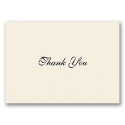 Ecru - Thank You Card and Envelope