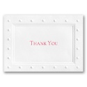 Petite Dot Border - Thank You Card and Envelope