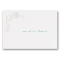 Shell Border - Thank You Card and Envelope