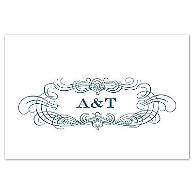 Down the Aisle - Thank You Card and Envelope
