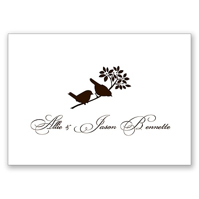 Natural Elements - Thank You Card and Envelope