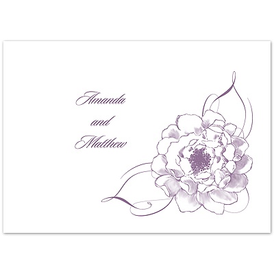 Dreamy Roses - Thank You Card and Envelope