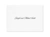 Illusion - Thank You Card and Envelope