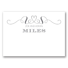 Gracefully Wed - Thank You Card and Envelope