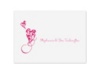 Hot Hearts - Thank You Card and Envelope