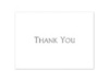 Modern Elegance Couple Script - Thank You Card and Envelope